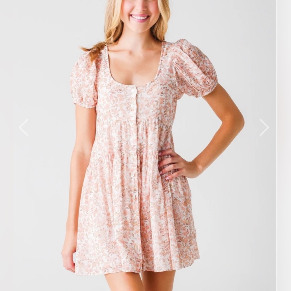 LoveShackFancy Runa dress, vanilla foam size Small